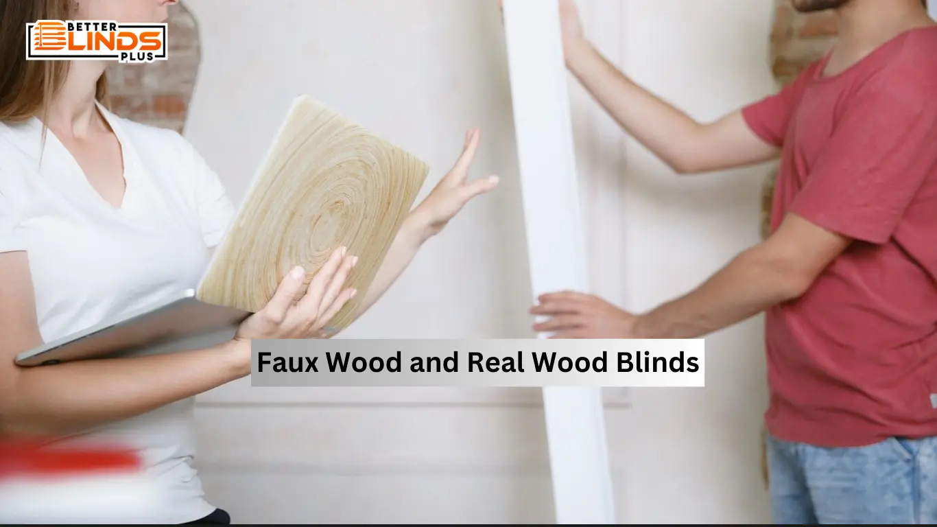 Faux Wood and Real Wood Blinds